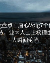 糖心vlog盘点：唐心Volg7个你从没注意的细节，业内人士上榜理由彻底令人瞬间沦陷