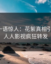 神秘人一语惊人：花絮真相引发曝光，人人影视疯狂转发